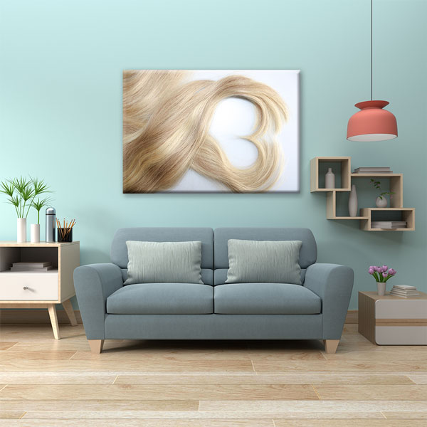 sac-guzellik-duvar-dekor-5644-06 Kalp Şekilli Saç Temalı Kuaför Duvar Tablosu – 5644
