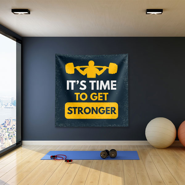 It’s Time To Get Stronger Duvar Örtüsü 5878