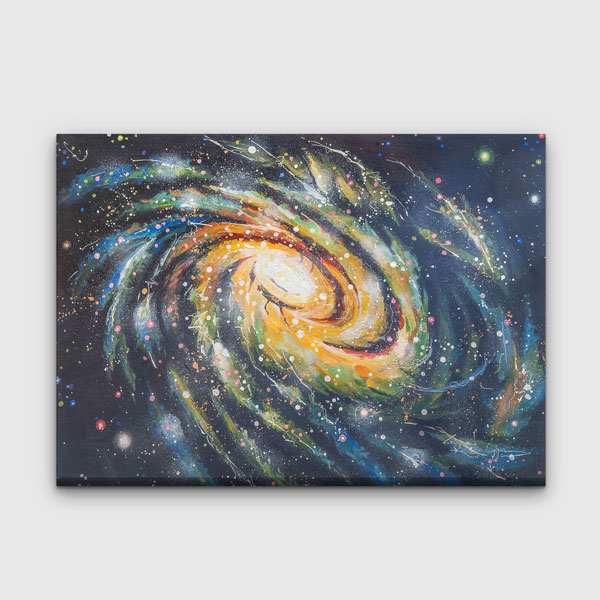 Soyut Spiral Galaksi Kanvas Tablo 4327