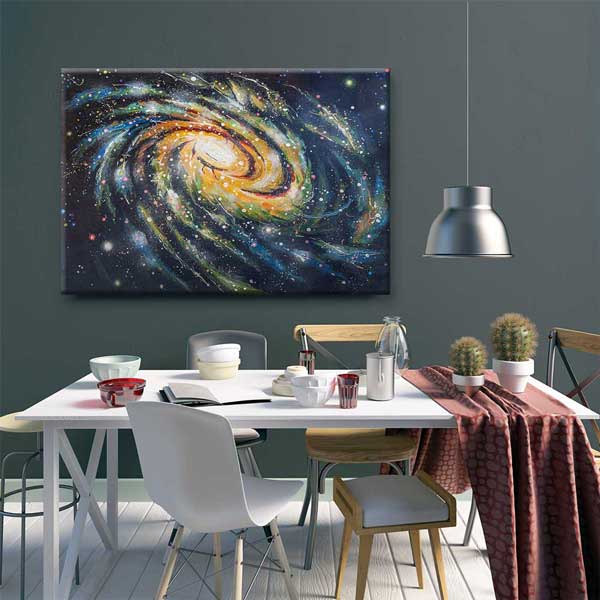 Soyut Spiral Galaksi Kanvas Tablo 4327