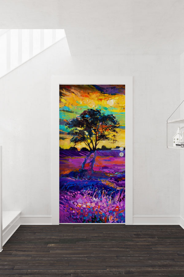 Çiçekli - Botanik Kapı Tasarımı 9331