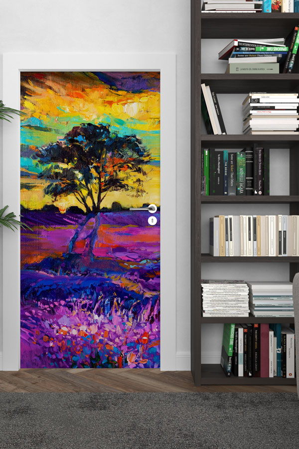 Çiçekli - Botanik Kapı Tasarımı 9331