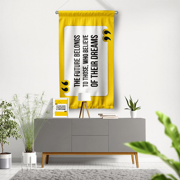 Okul Sınıfı Motivasyon Duvar Flaması - Hayallerine İnan 10249