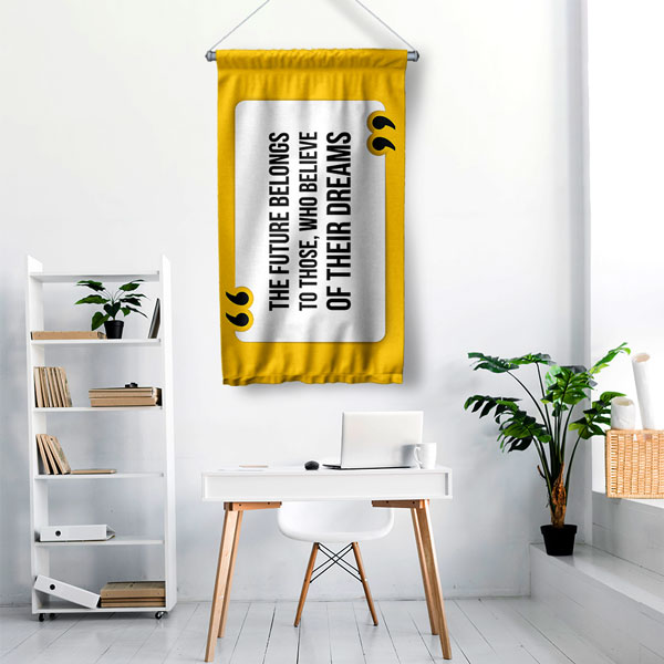 Okul Sınıfı Motivasyon Duvar Flaması - Hayallerine İnan 10249