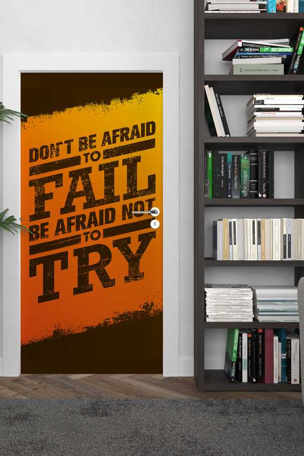 Başarısızlık Korkusu Temalı Kapı Giydirme 8775