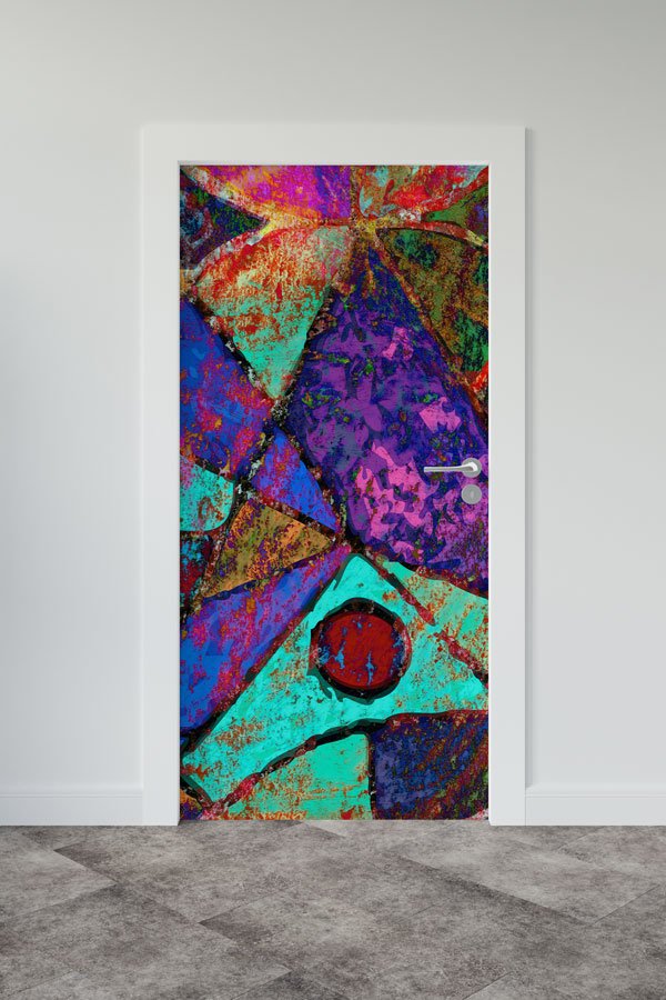 school-class-door-art-decor-9216-00 Soyut Sanat Kapı Tasarımı 9216