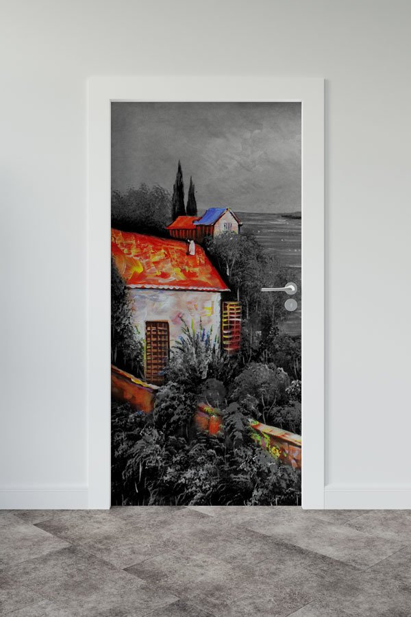 school-class-door-art-decor-9271-00 Manzara - Doğa Kapı Tasarımı 9271