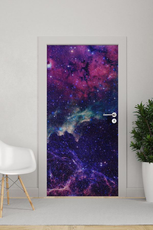 school-class-door-decor-8561-0 Nebula ve Galaksi Temalı Kapı Giydirme 8561