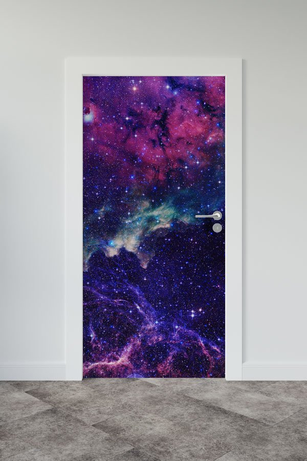 Nebula ve Galaksi Temalı Kapı Giydirme 8561