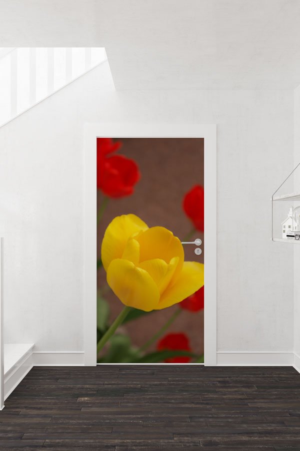 Çiçekli - Botanik Kapı Tasarımı 9337