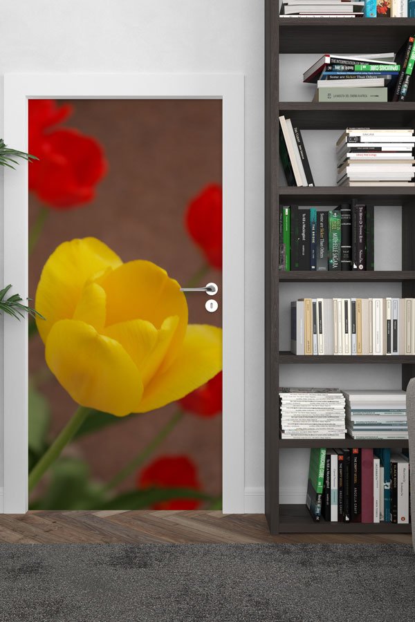 Çiçekli - Botanik Kapı Tasarımı 9337