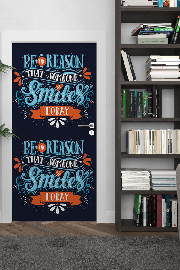 İngilizce Nezaket ve Pozitiflik Motivasyon Kapı Giydirmesi 8731