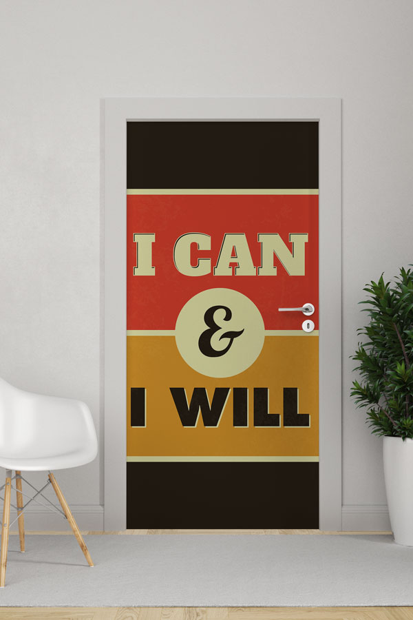 school-class-door-design-8754-0 I Can & I Will Kapı Giydirme 8754
