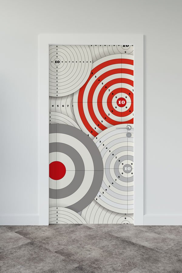 "Hedef Belirleme ve Başarı Odaklılık" Temalı Kapı Giydirme 9195