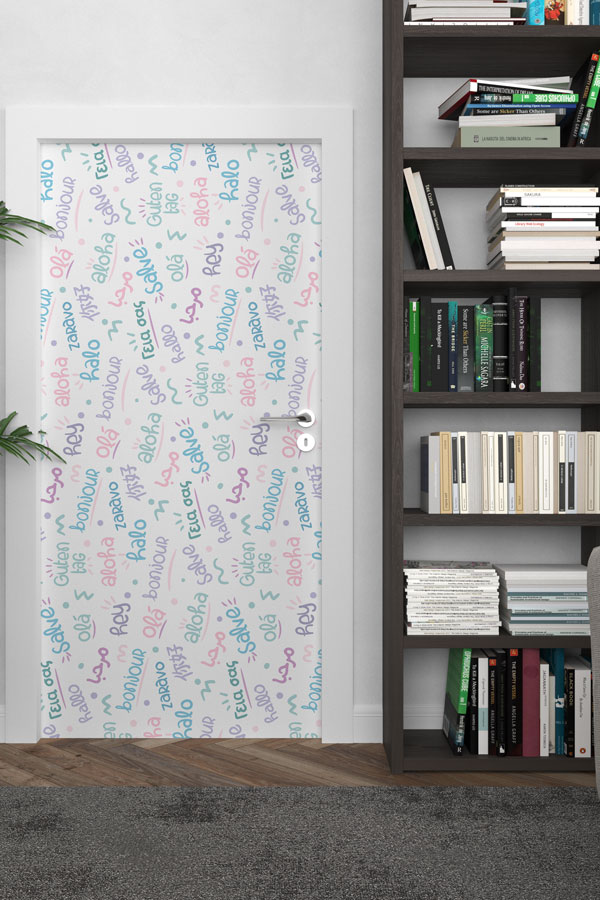 "Çok Dilli Hoş Geldin" Kapı Giydirme 9202