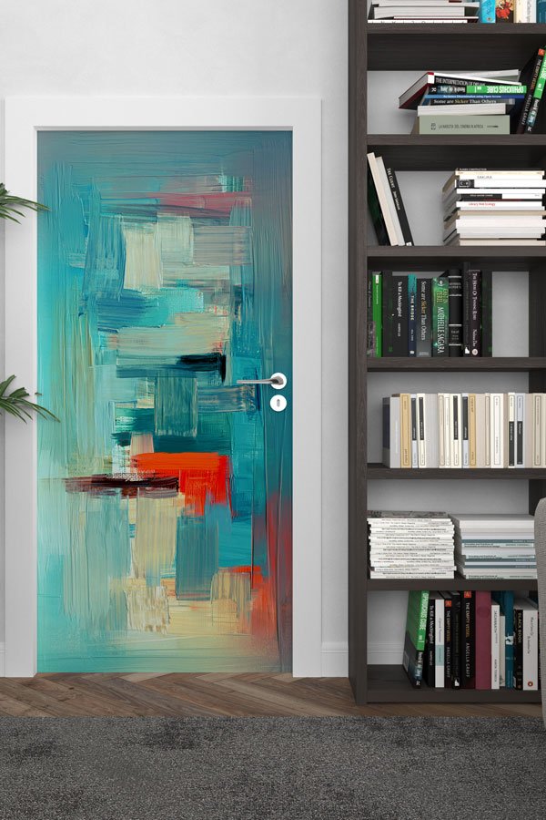 Soyut Sanat Kapı Tasarımı 9227