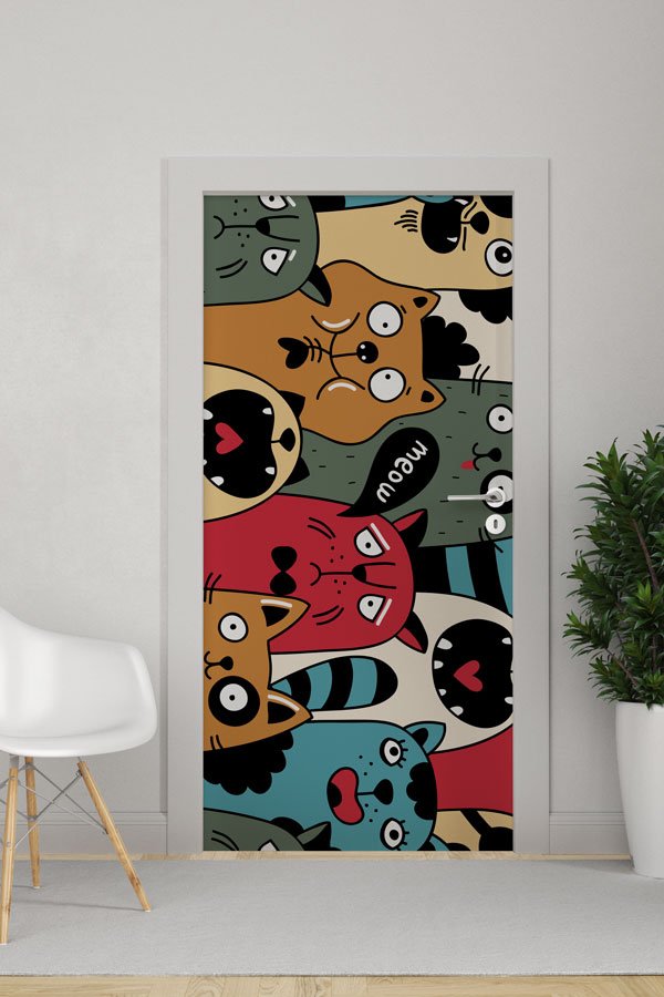 Hayvanlar - Kapı Tasarımı 9314