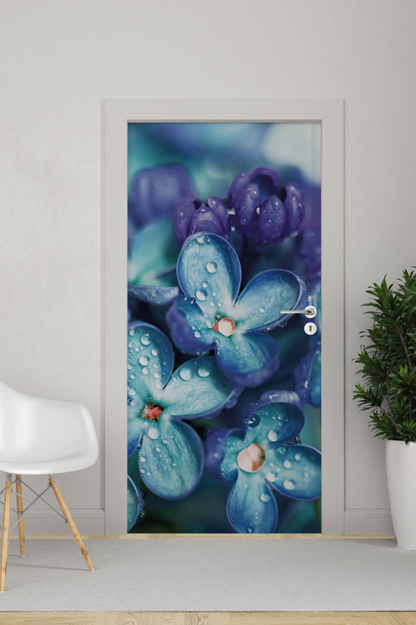 Çiçekli - Botanik Kapı Tasarımı 9336