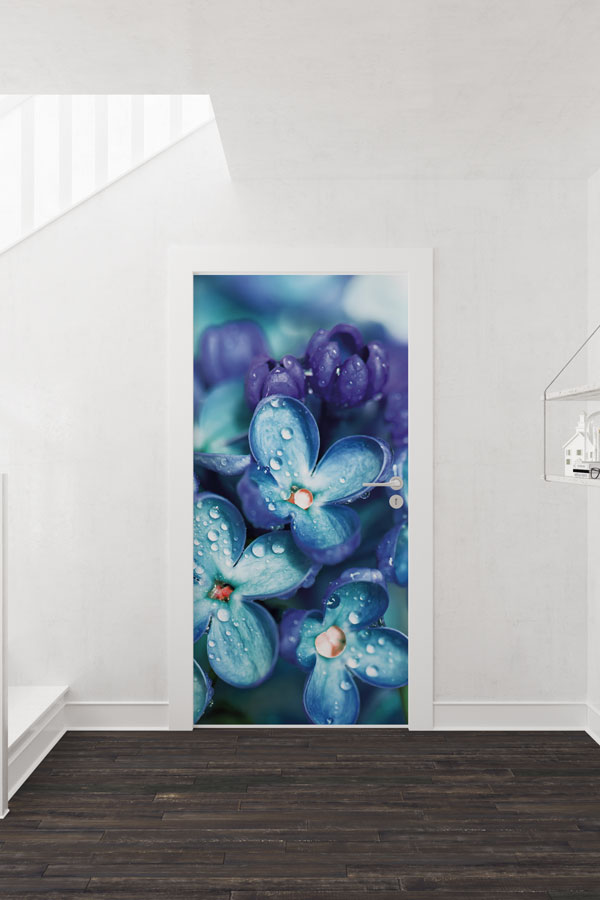 Çiçekli - Botanik Kapı Tasarımı 9336