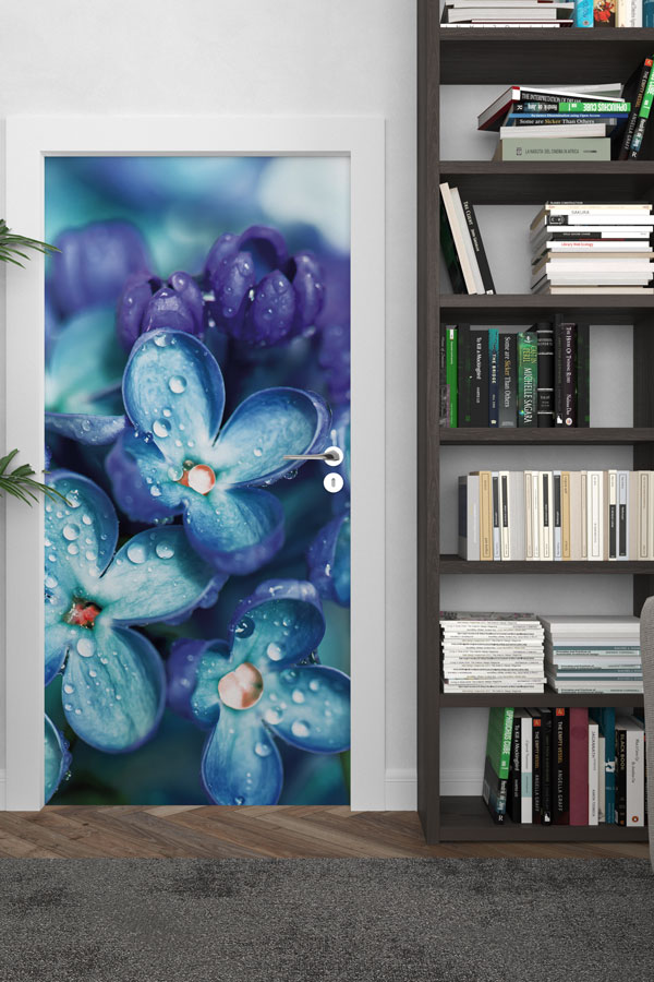 Çiçekli - Botanik Kapı Tasarımı 9336