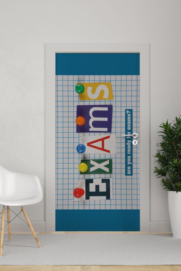 İngilizce Sınavlara Hazırlık Motivasyon Kapı Giydirmesi 8723