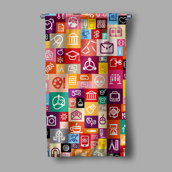 "Pop Art İfadeler" Temalı Canlı Okul ve Sınıf Duvar Flaması 8114