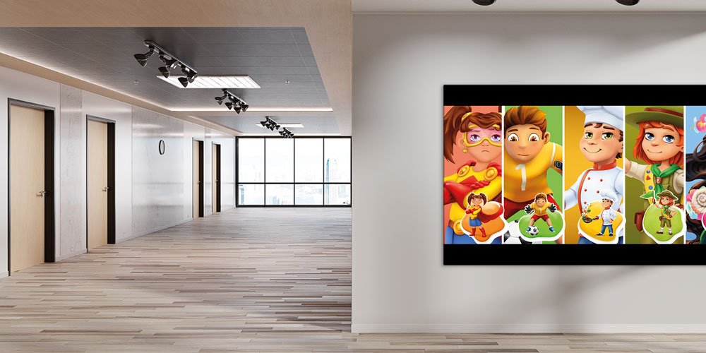 school-class-wall-decor-10210-05 Okul Duvar Dekoru: Çocuk Karakterli Meslekler ve Hobiler 10210