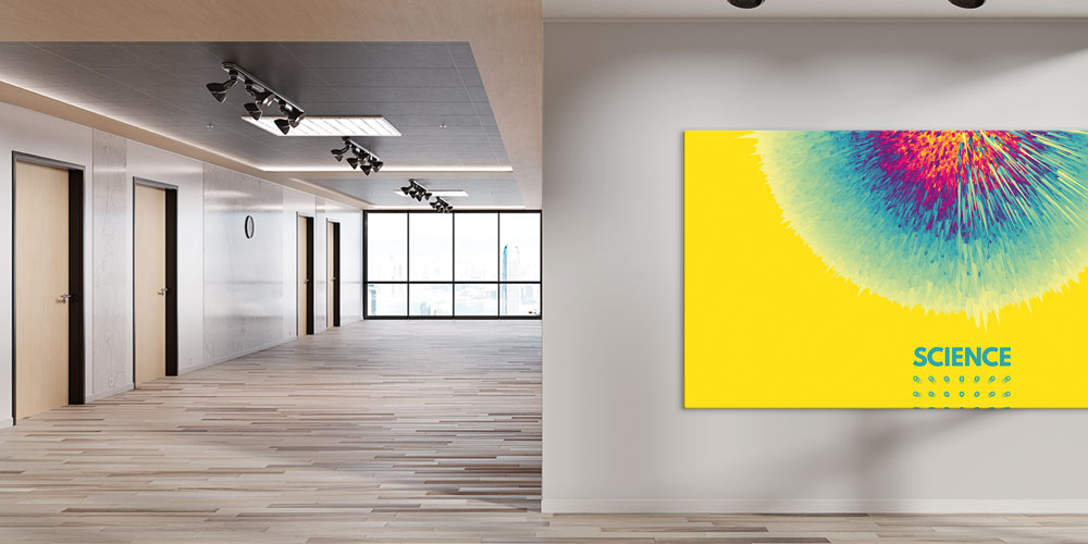Soyut Bilim Patlaması Posteri - Fen Sınıfı Modern Duvar Dekoru 10214