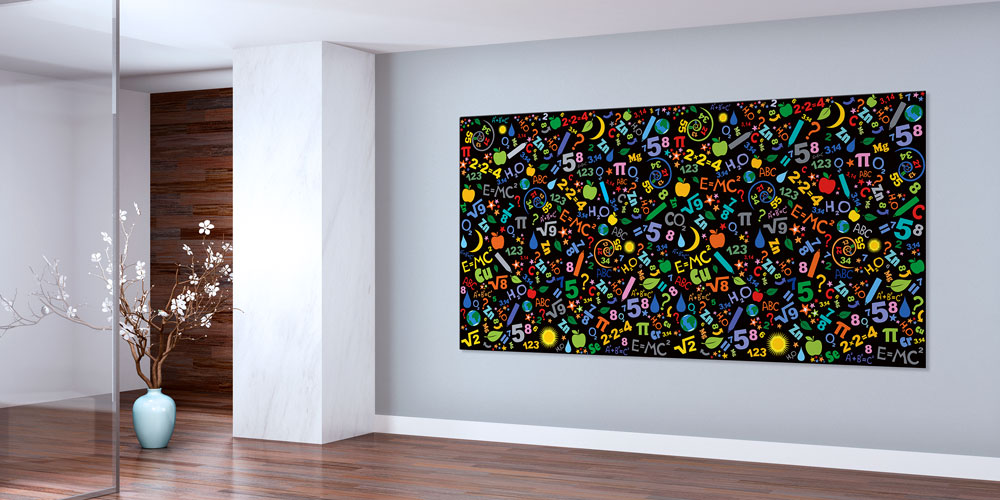Matematik ve Bilim Sembolleri Duvar Posteri - Eğitici Sınıf Dekoru 10215