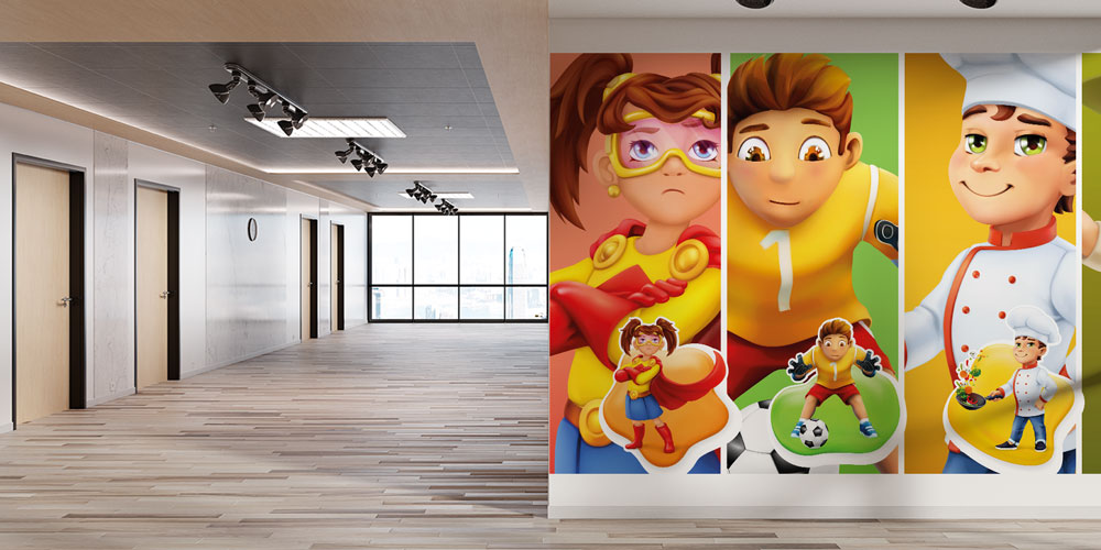 Okul Duvar Kağıdı: Çocuk Meslekler 10318