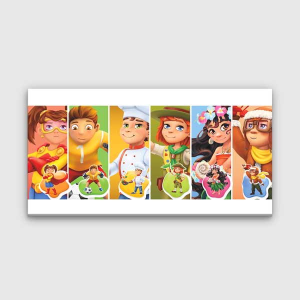 Okul Duvar Dekoru: Çocuk Meslekler – 10389