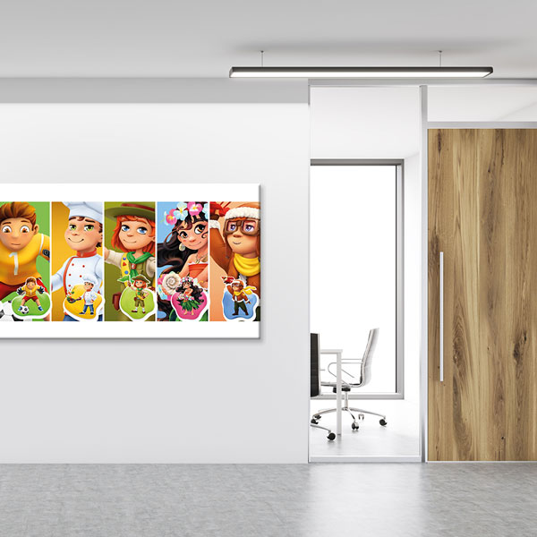 Okul Duvar Dekoru: Çocuk Meslekler – 10389