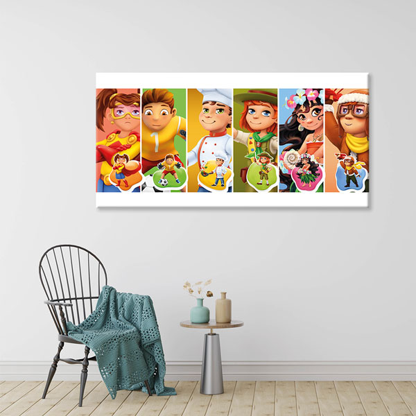 Okul Duvar Dekoru: Çocuk Meslekler – 10389