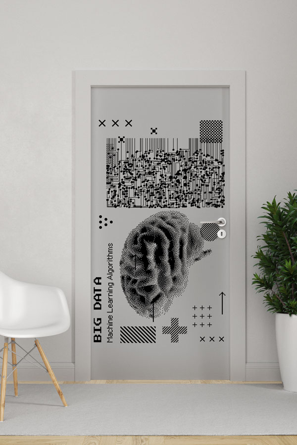 Büyük Veri ve Yapay Zeka Kapı Giydirme - Bilişim Sınıfı & Teknoloji Ofisleri 8890