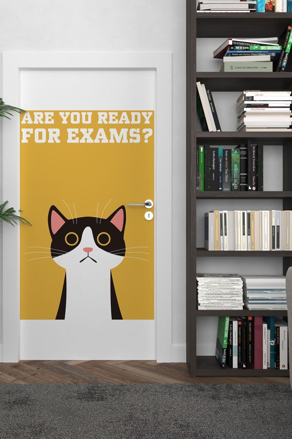 Sınav Hazırlığı Motivasyon Kapı Giydirmesi 8698