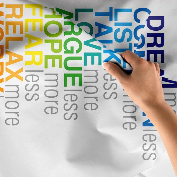 "Hayal Et, Şikayet Etme" Motivasyonel Duvar Örtüsü 8421