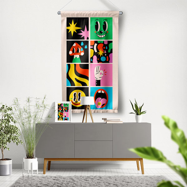 "Hedef Nişan Tahtası" Temalı Motivasyonel Okul Duvar Flaması 10267