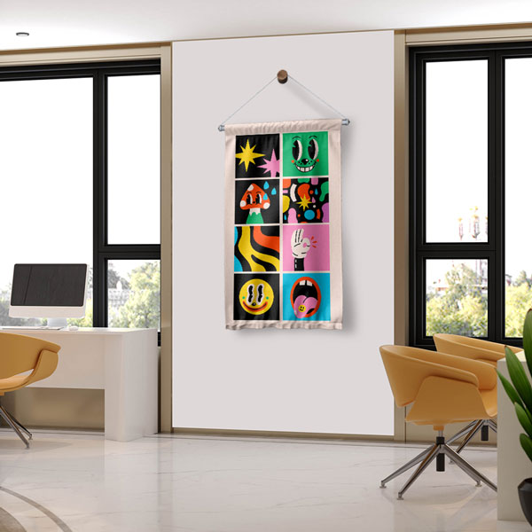 "Hedef Nişan Tahtası" Temalı Motivasyonel Okul Duvar Flaması 10267