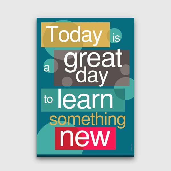 school-wall-decoration-b-582-00 Asla Vazgeçme Motivasyon Poster Tablo: Umut Dönüm Noktası – B-582