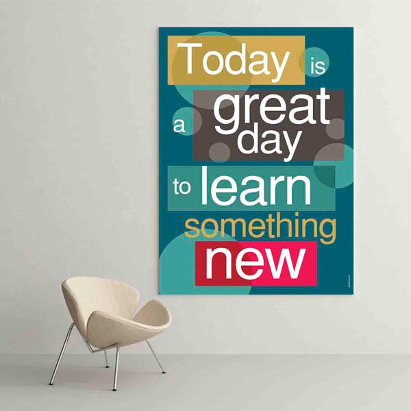 Asla Vazgeçme Motivasyon Poster Tablo: Umut Dönüm Noktası – B-582