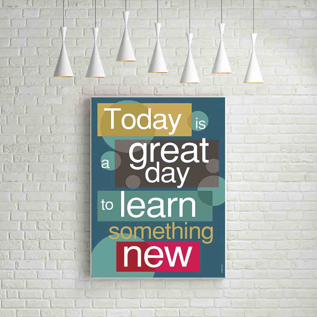 Asla Vazgeçme Motivasyon Poster Tablo: Umut Dönüm Noktası – B-582