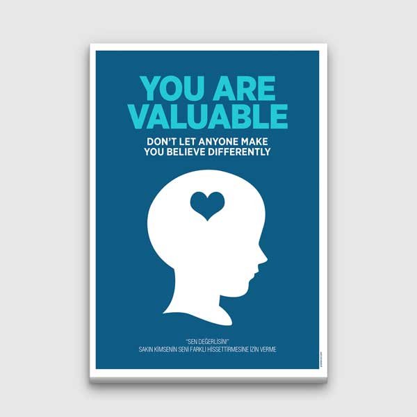 school-wall-design-b-593-00 Dileme Çalış Motivasyon Poster Tablo – B-593