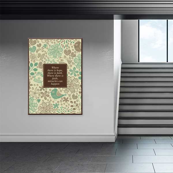 Umut İnanç Mucize Posteri – B-506