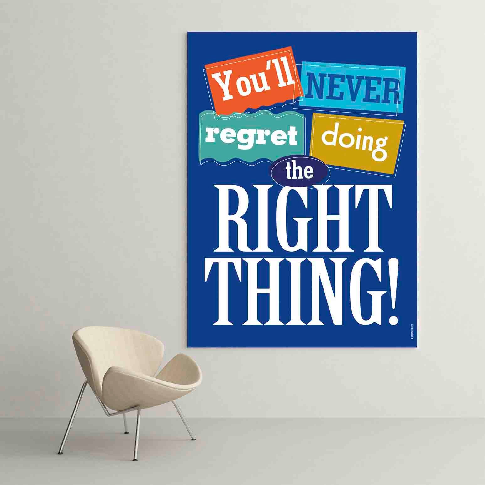 Zihin Her Şeydir Budha Motivasyon Poster Tablo – B-584