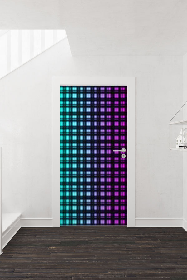 Piksel Geçişli Okul Kapısı Giydirme - Bilim ve Teknoloji Sınıfları İçin 8610