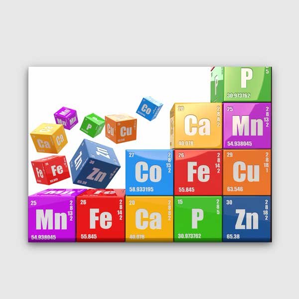 Periyodik Tablo Eğitim Kanvas Tablosu 10376