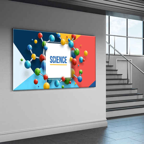 Fen Bilimleri Molekül Eğitim Kanvas Tablosu 10392