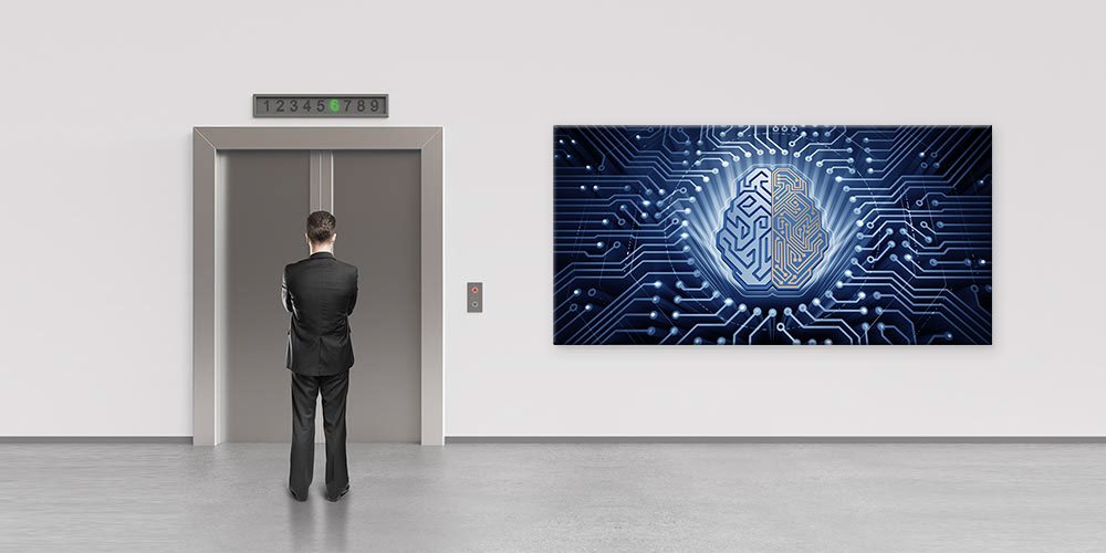 Yapay Zeka ve Devre Beyin Tasarımlı Teknoloji Duvar Sanatı – 7813-DK