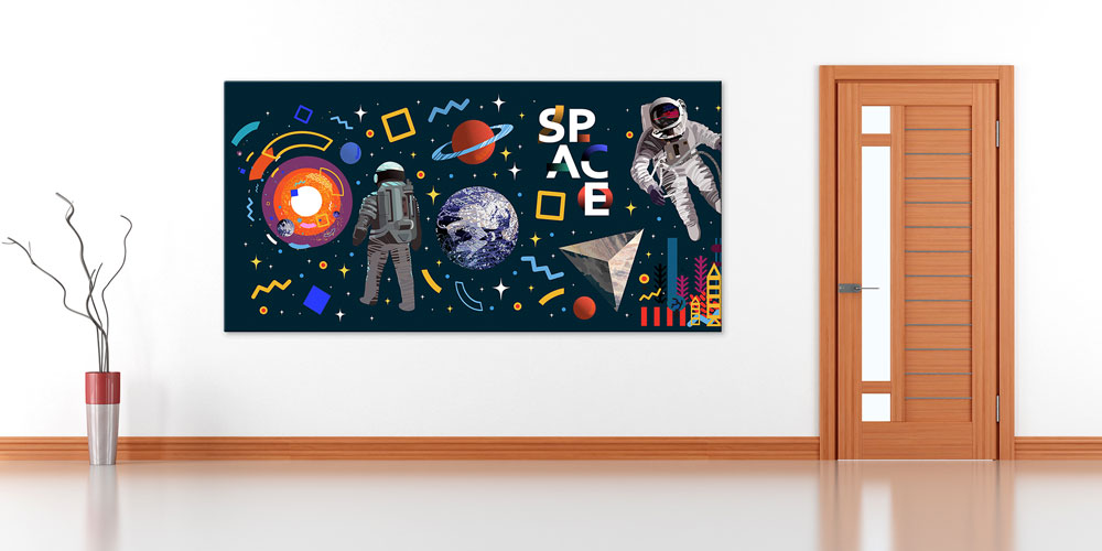science-class-wall-art-7833-01 Uzay ve Astronot Temalı Büyük Ebatlı Duvar Dekoru 7833