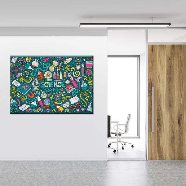 Fen Bilimleri Eğitim Kanvas Tablosu 10372